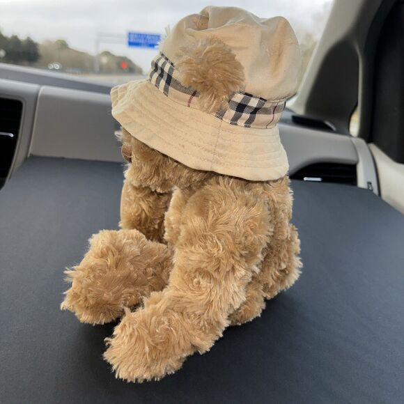 Burberry Fragrances Plush Teddy Bear With Hat Collectors Item 2006 Retired HTF - Picture 8 of 12